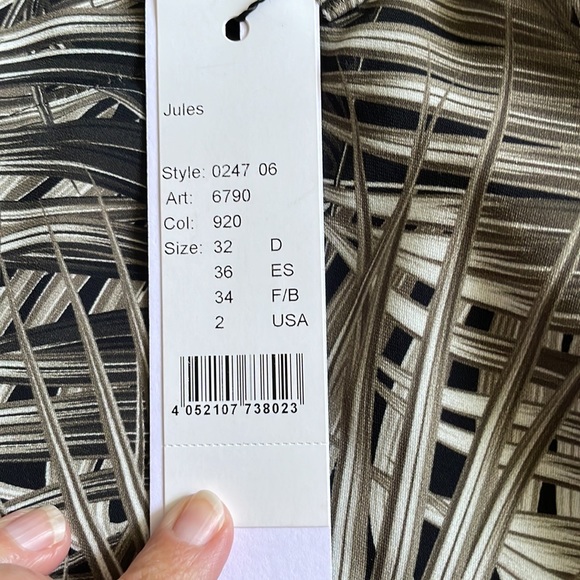 Cambio Textile Pants Jules Jungle Leaves 2 - Picture 9 of 10